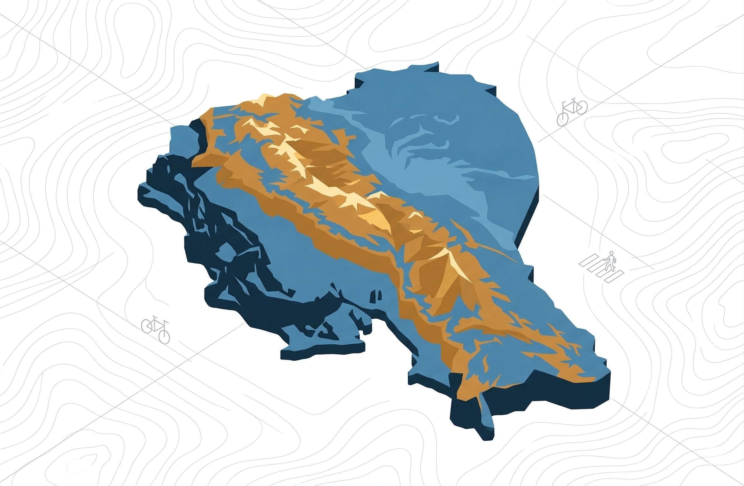 Mapa territorial del Ecuador